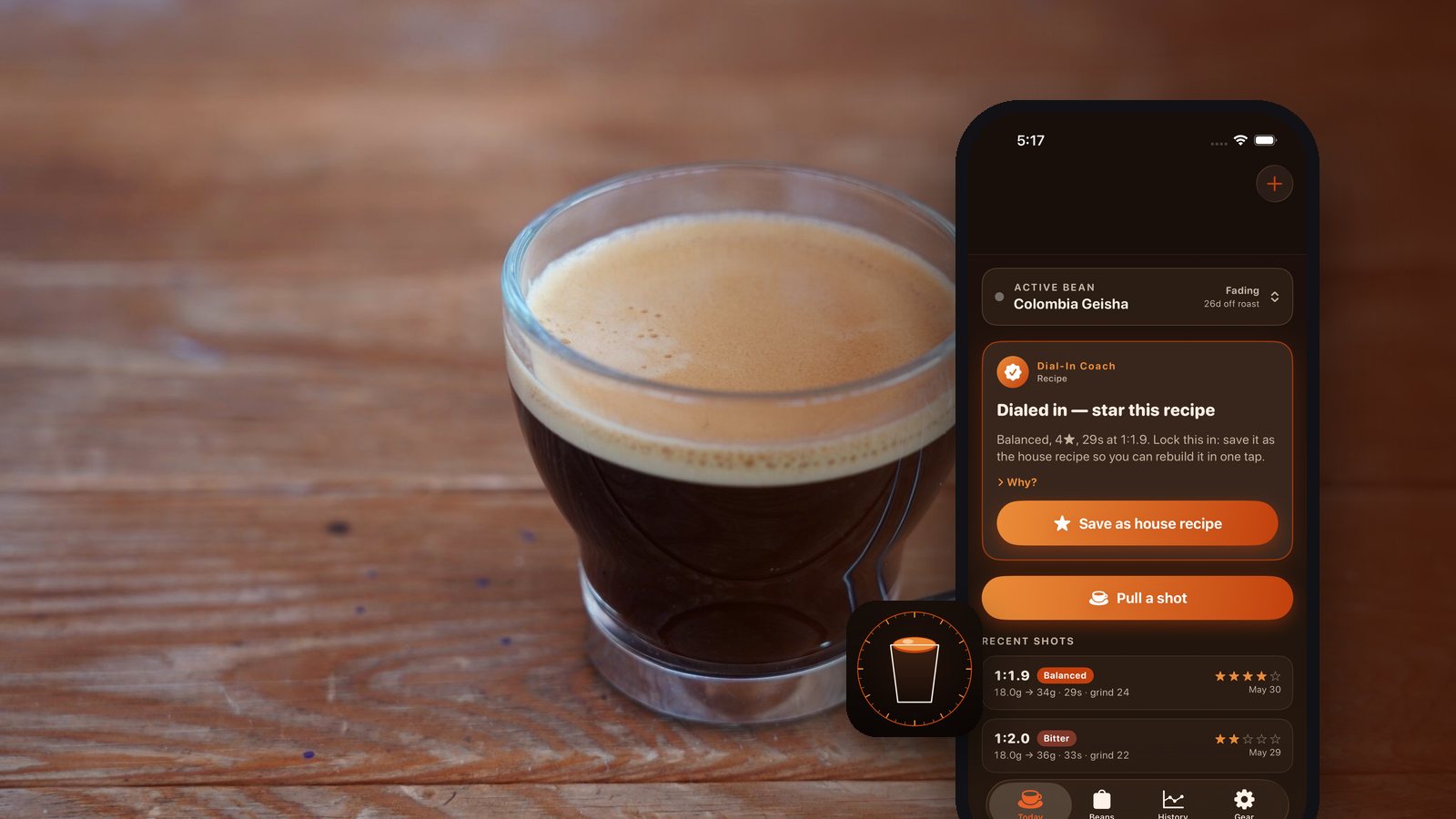 Inside Dialin, the espresso journal that answers back