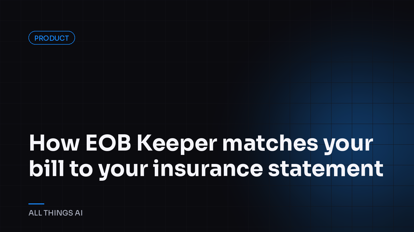 How EOB Keeper matches your bill to your insurance statement
