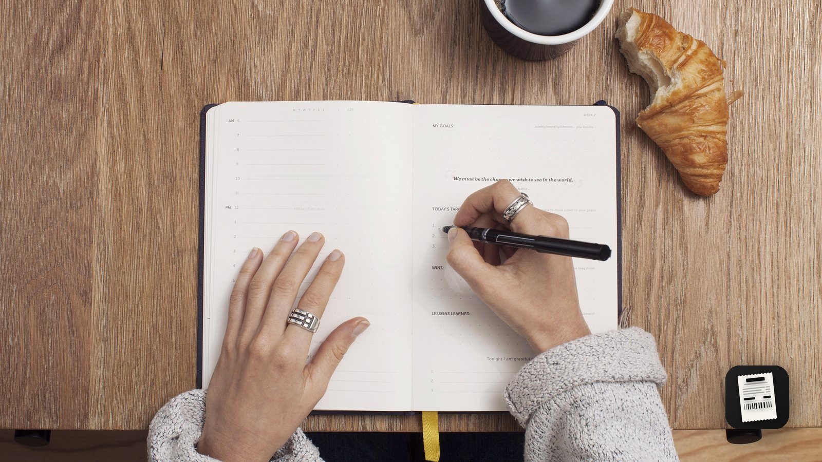 How to journal your day in sixty seconds