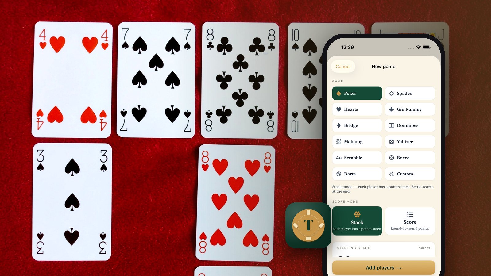 Tableside Is Built for Card Night, Not a Balance Sheet