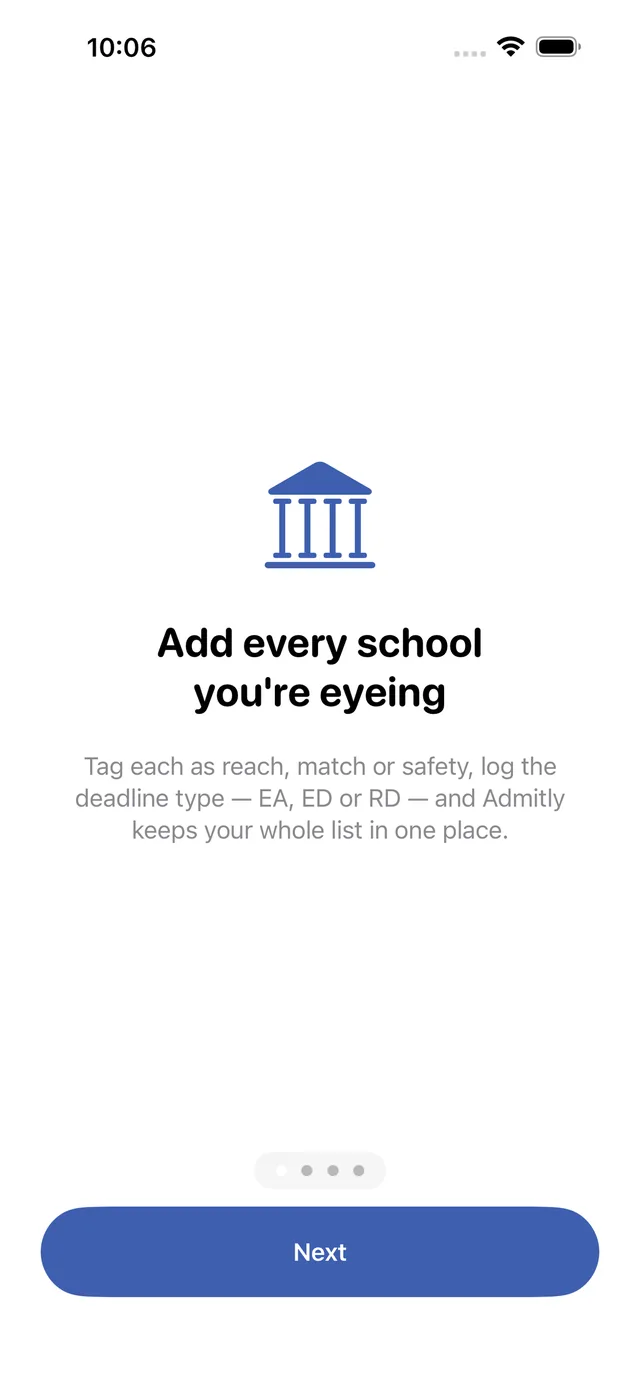 Admitly screenshot 1