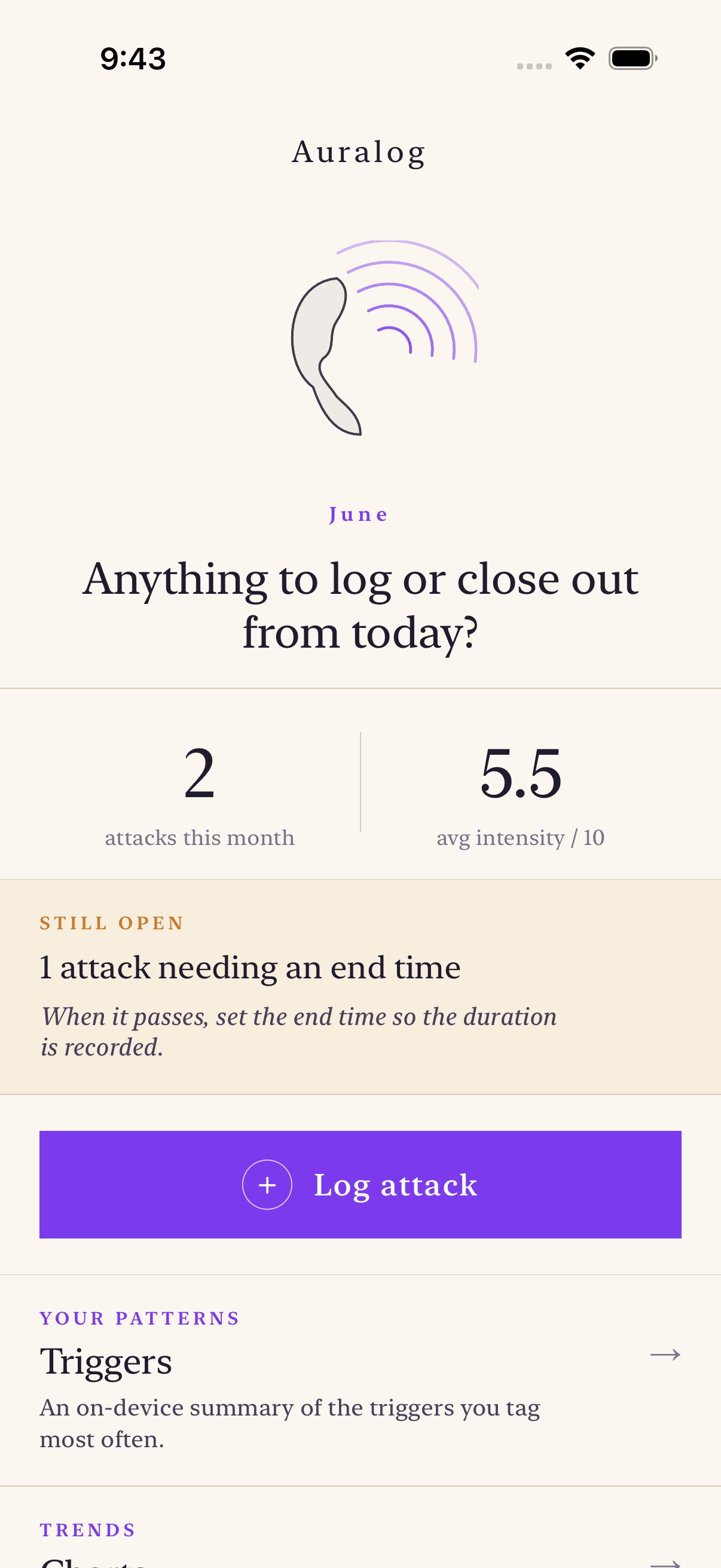 Auralog screenshot 1 of 6