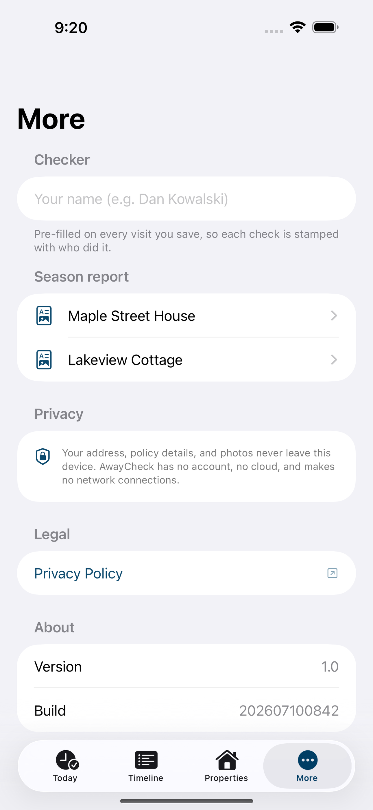 AwayCheck screenshot 7 of 8