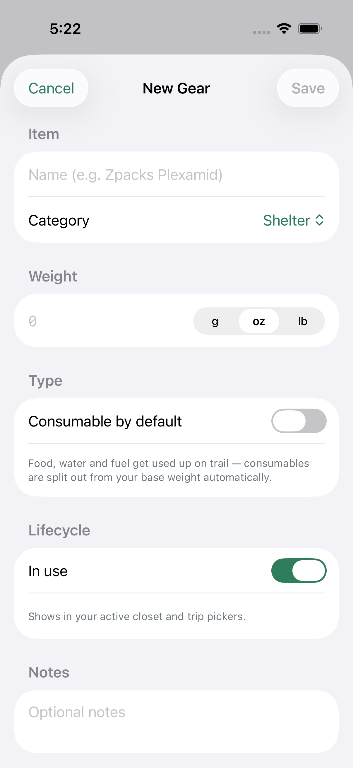 Baseweight screenshot 2 of 7