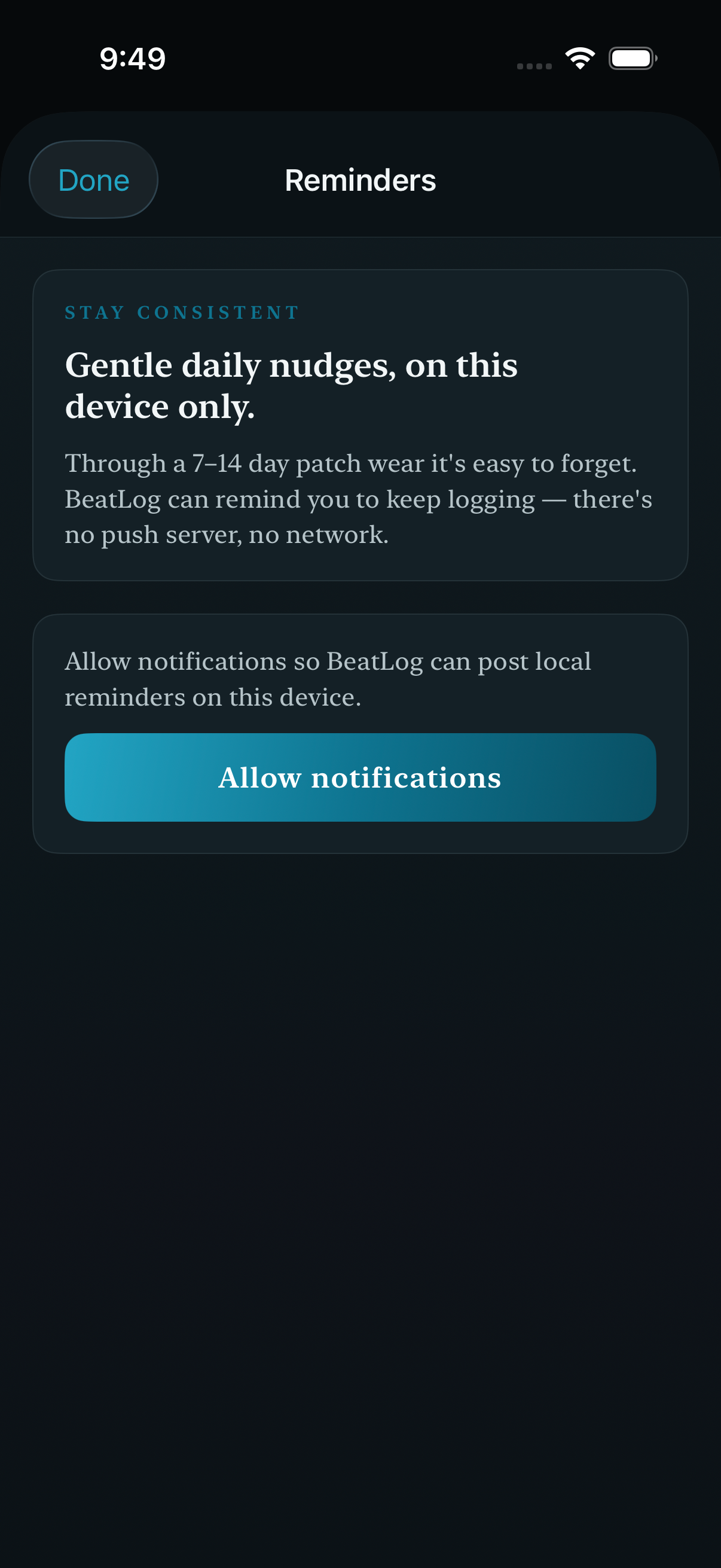 BeatLog screenshot 7 of 7