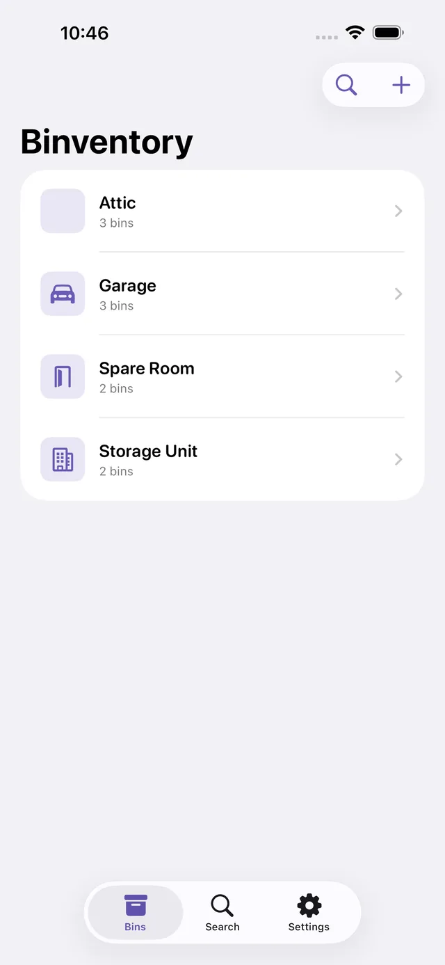 Binventory screenshot 4