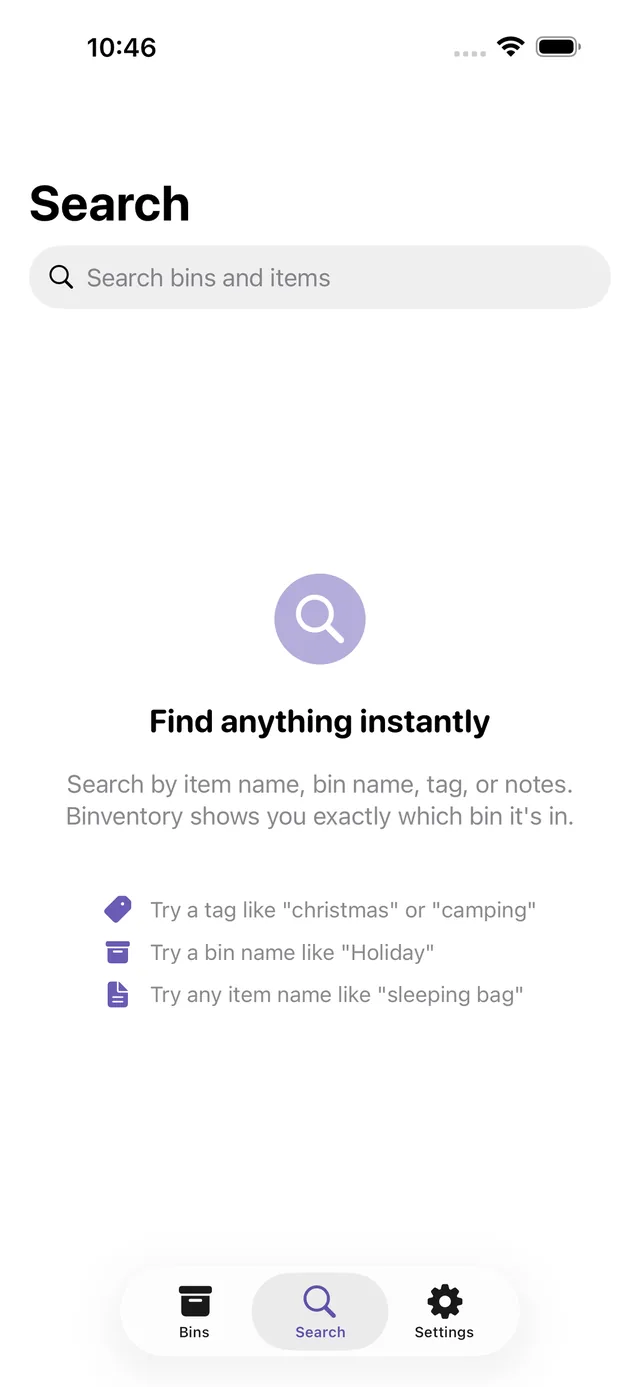 Binventory screenshot 5