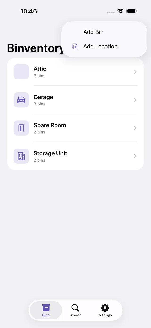 Binventory screenshot 7