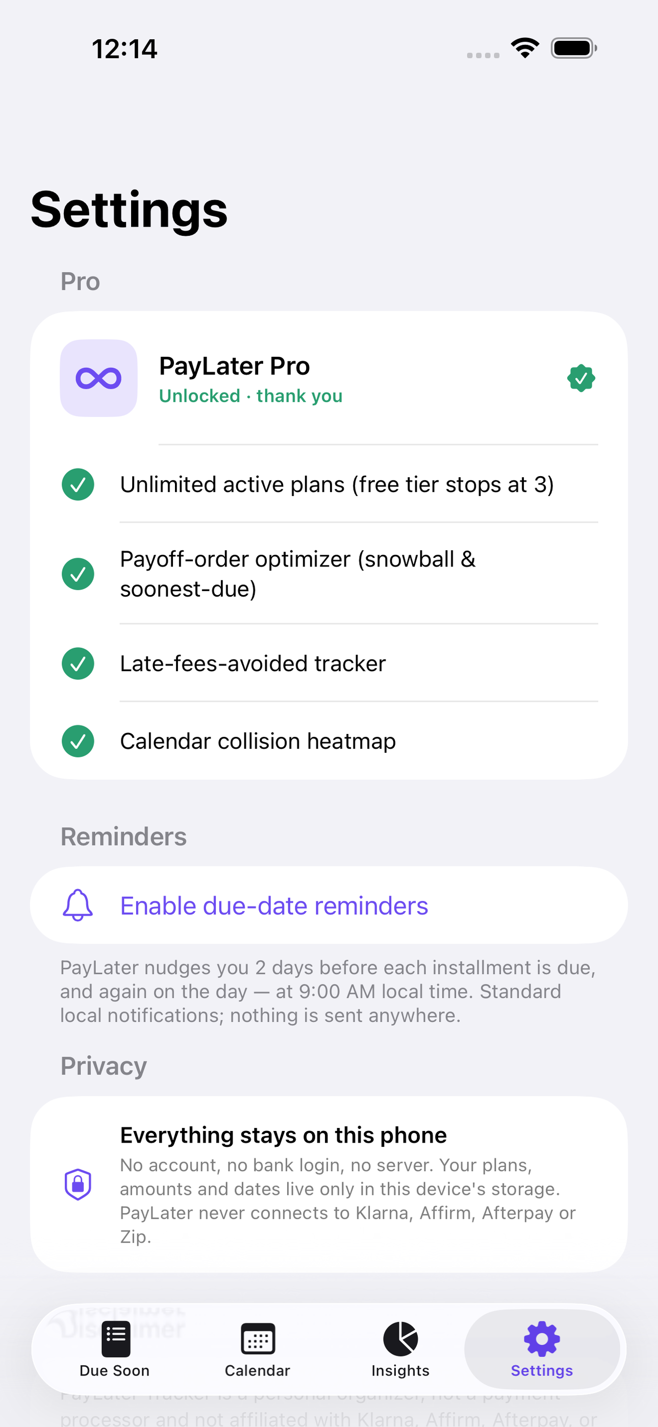 PayLater Tracker screenshot 4 of 8