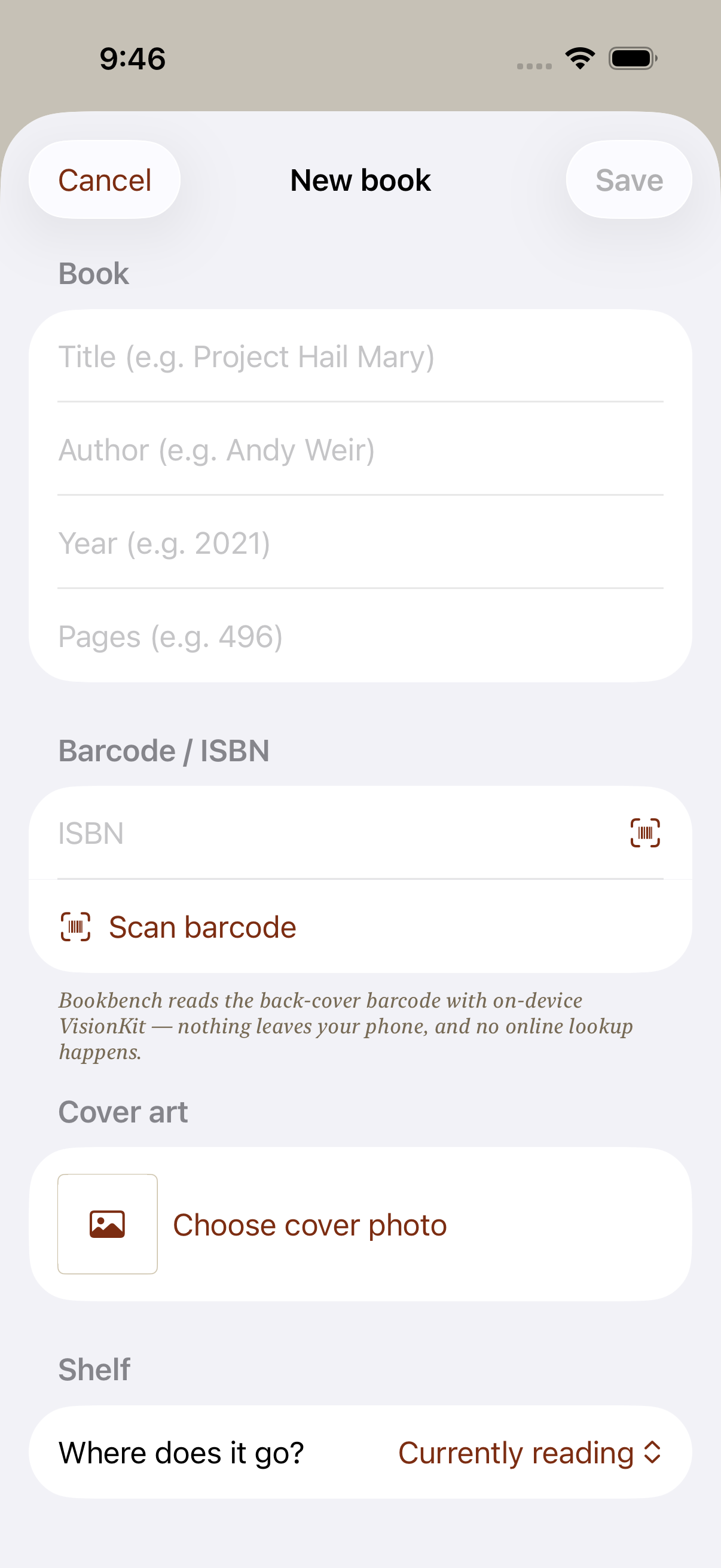 Bookbench screenshot 2 of 7