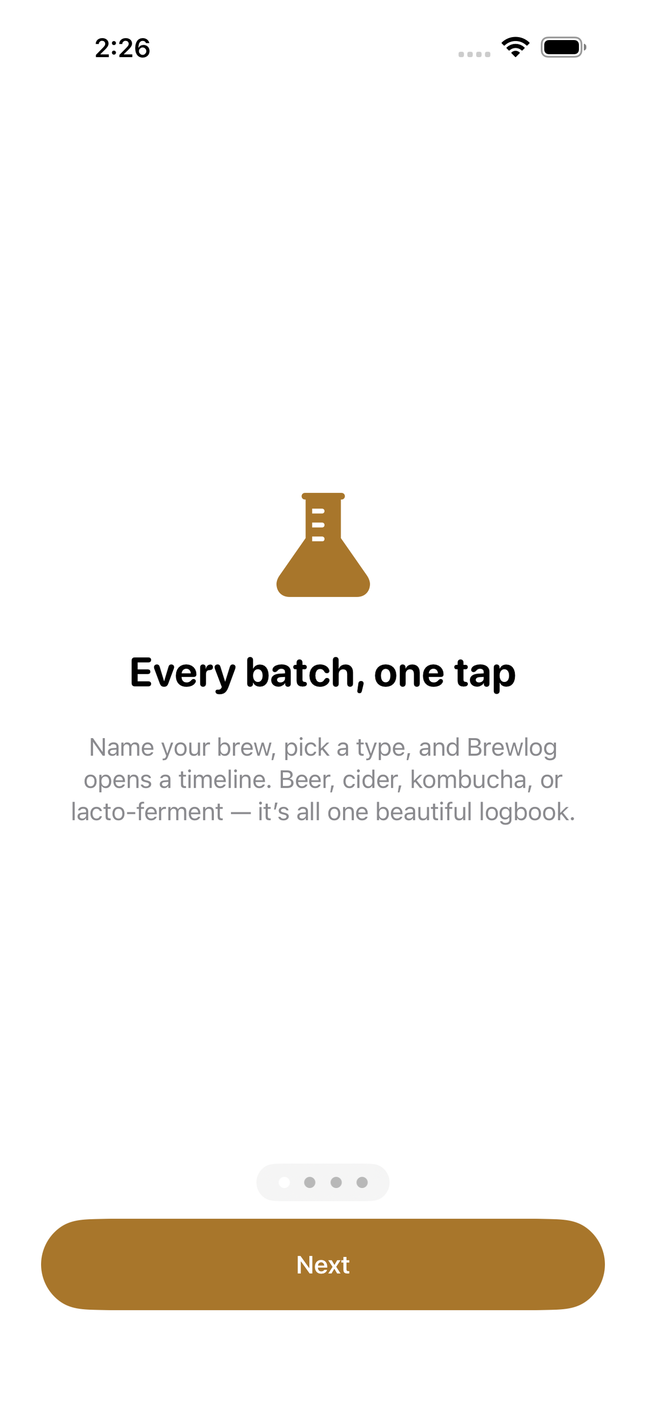 Brewlog screenshot 1 of 8