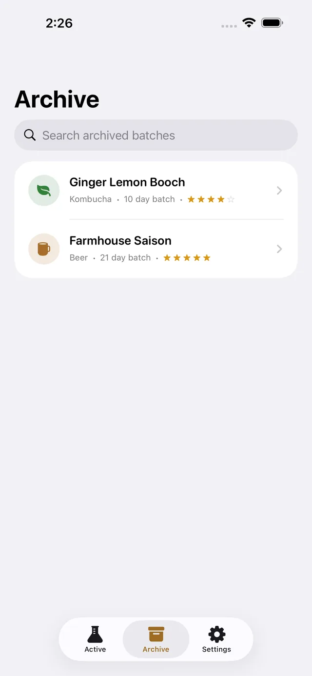 Brewlog screenshot 5