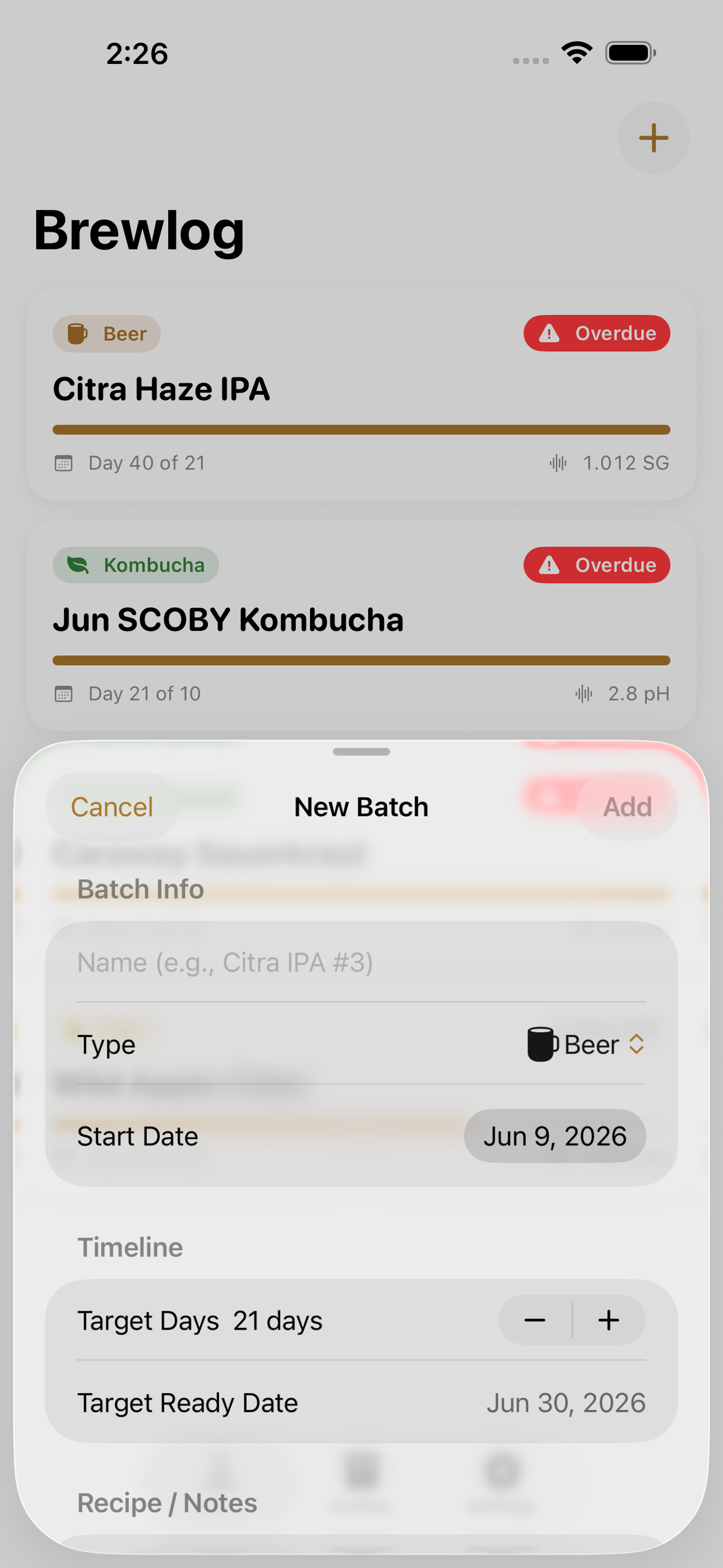 Brewlog screenshot 7 of 8