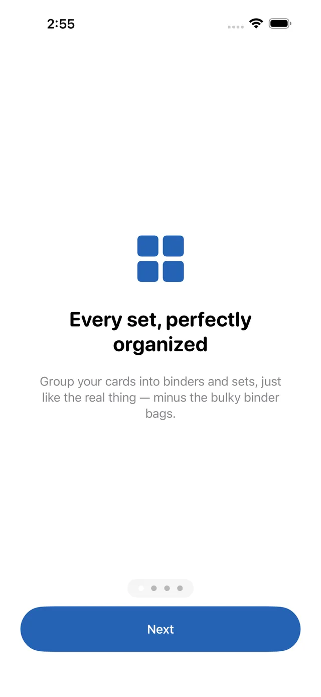Cardbinder screenshot 1