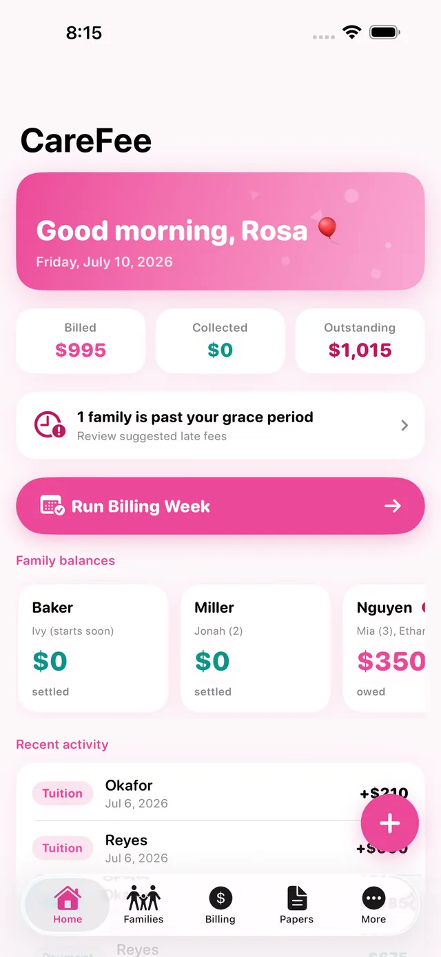 CareFee screenshot 3