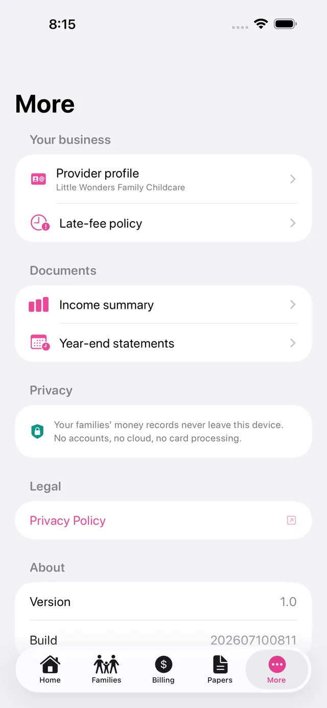 CareFee screenshot 8
