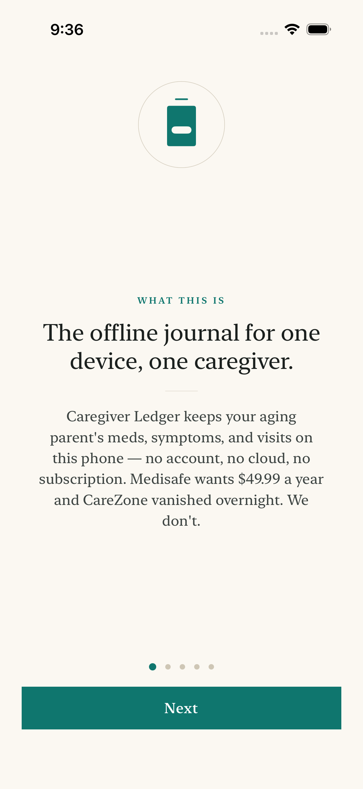 Caregiver Ledger screenshot 6 of 6