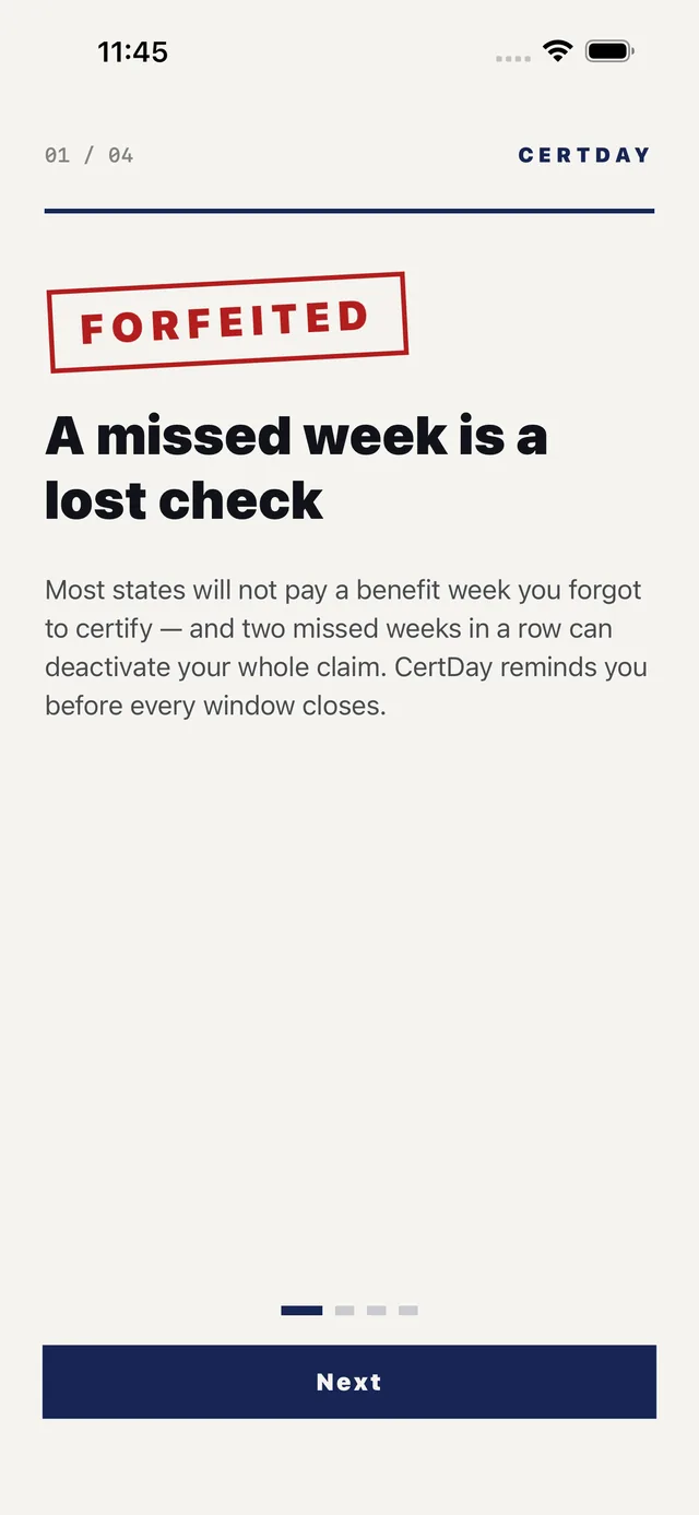 CertDay screenshot 1
