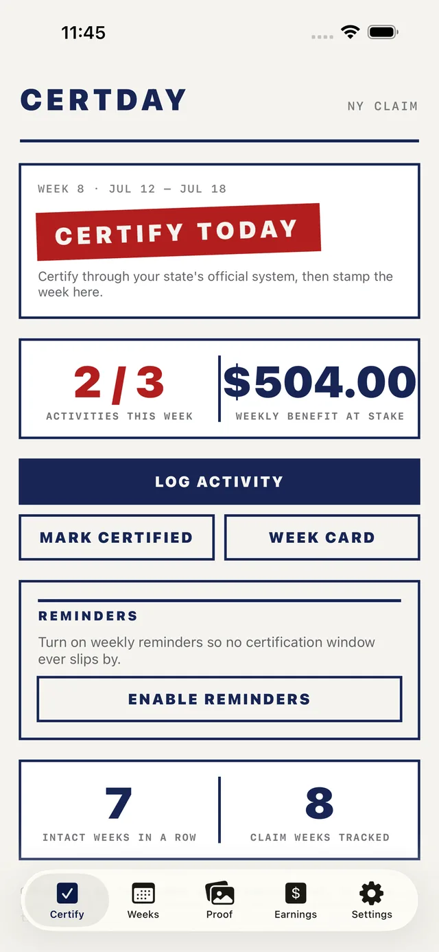 CertDay screenshot 3