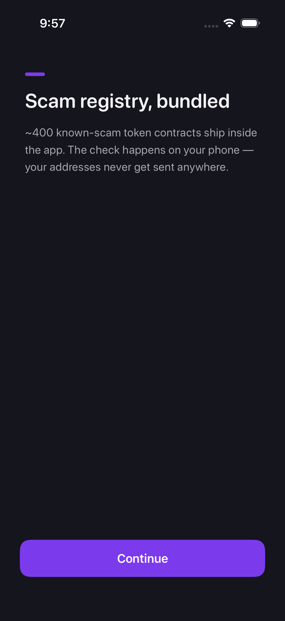Chainwallet screenshot 1 of 3