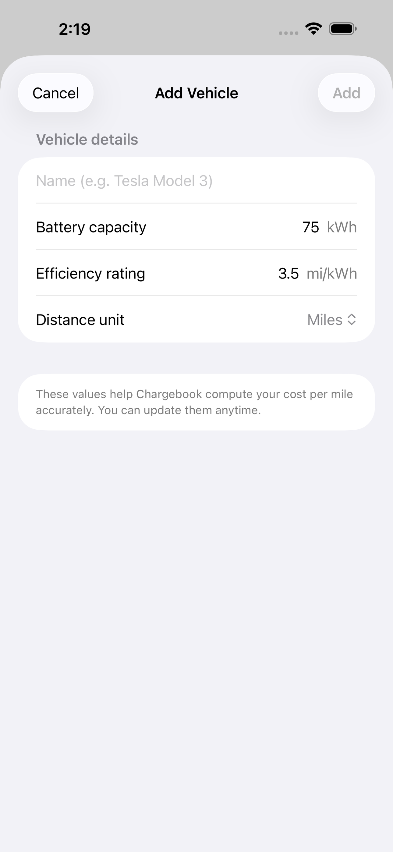 Chargebook screenshot 8 of 8