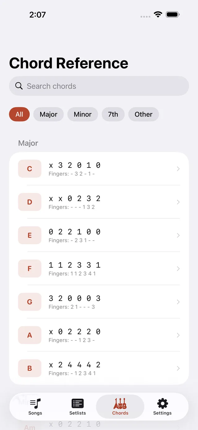 Chordbook screenshot 6