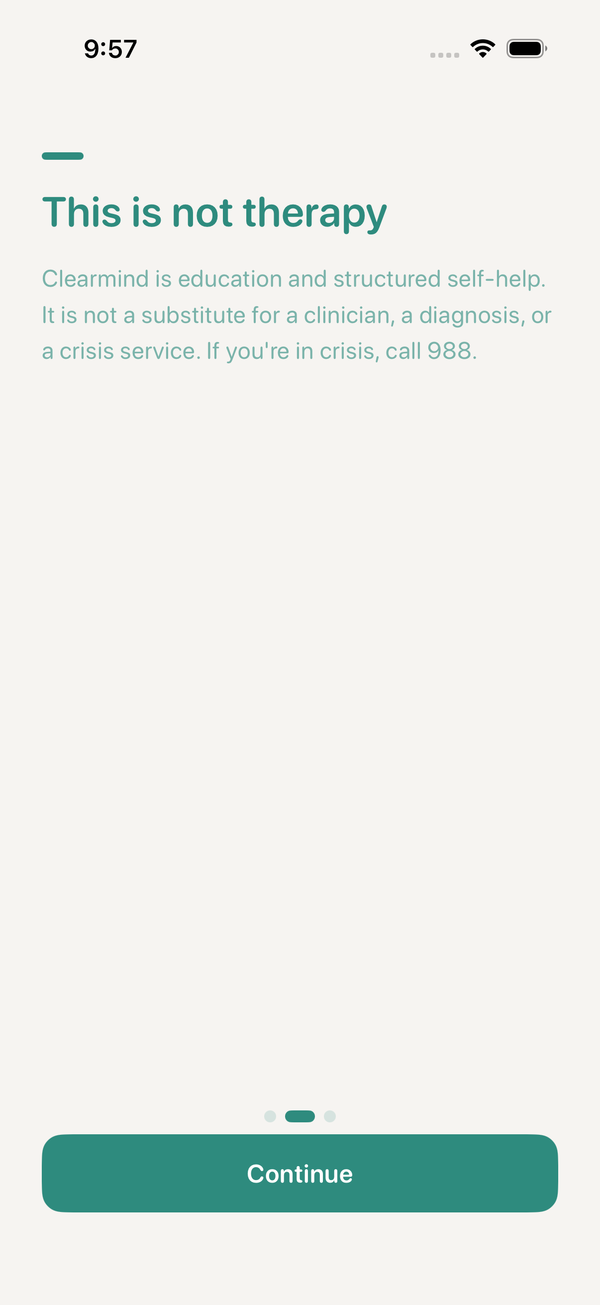 Clearmind screenshot 1 of 3