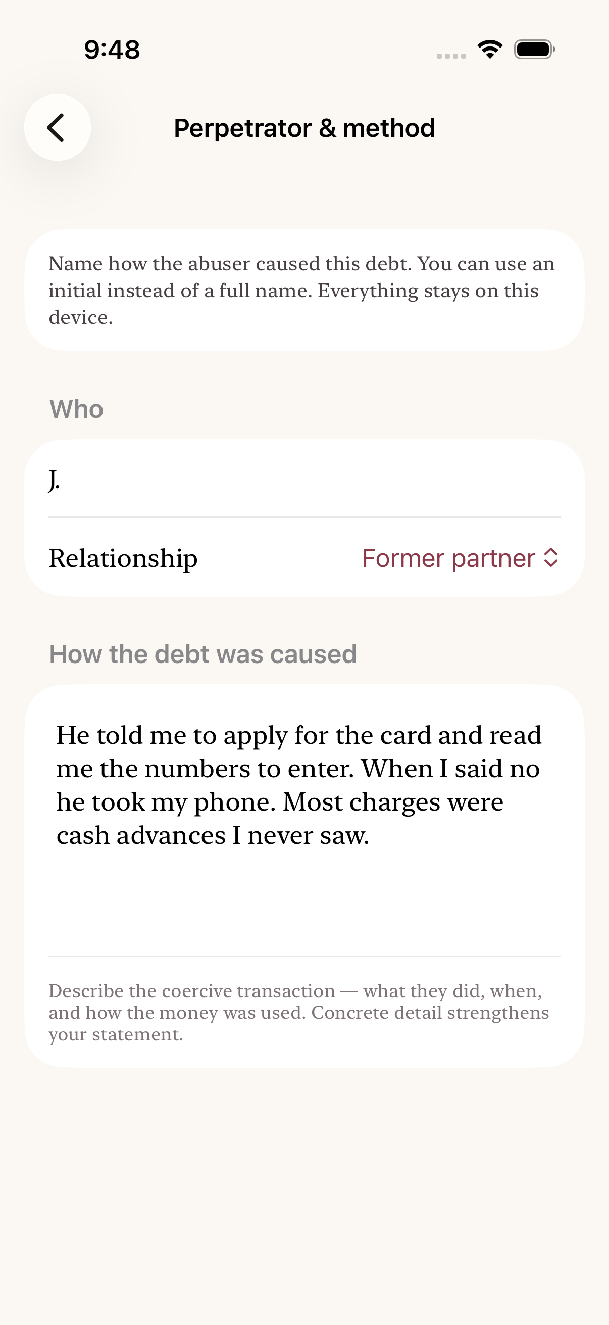 Coerced Ledger screenshot 4 of 8