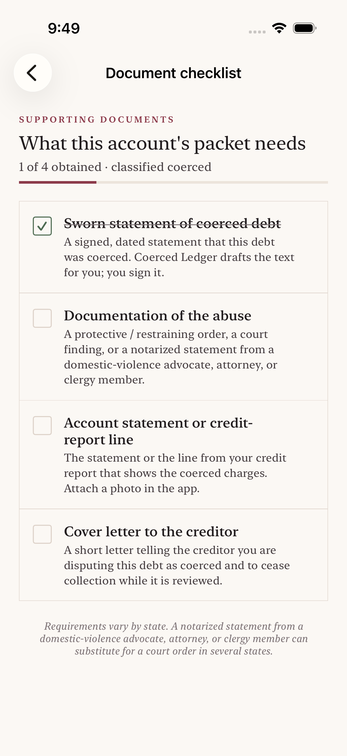 Coerced Ledger screenshot 7 of 8