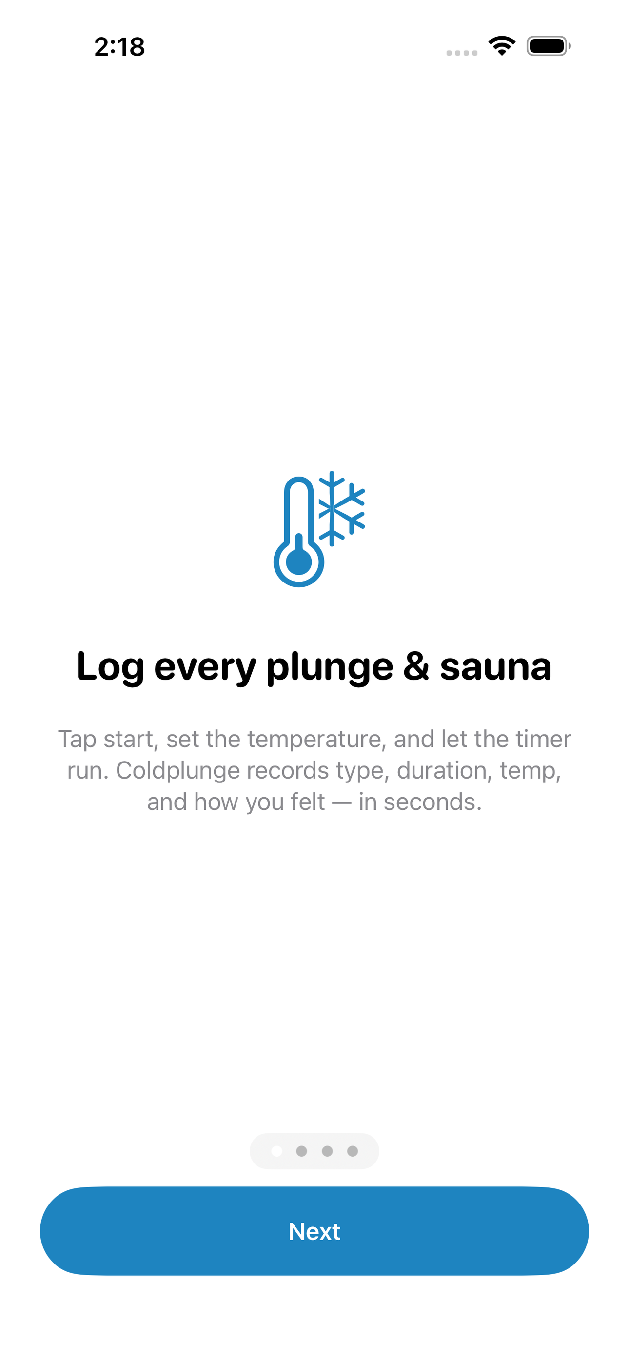 Coldplunge screenshot 1 of 8