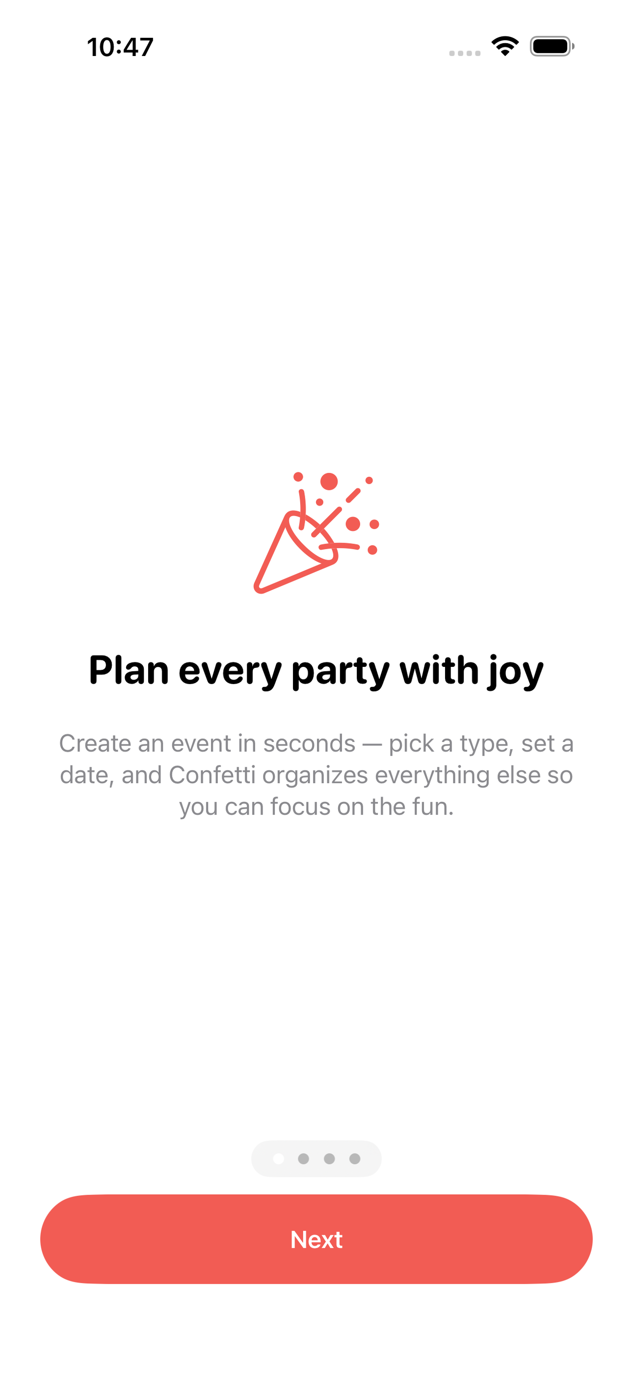 Confetti screenshot 1 of 8