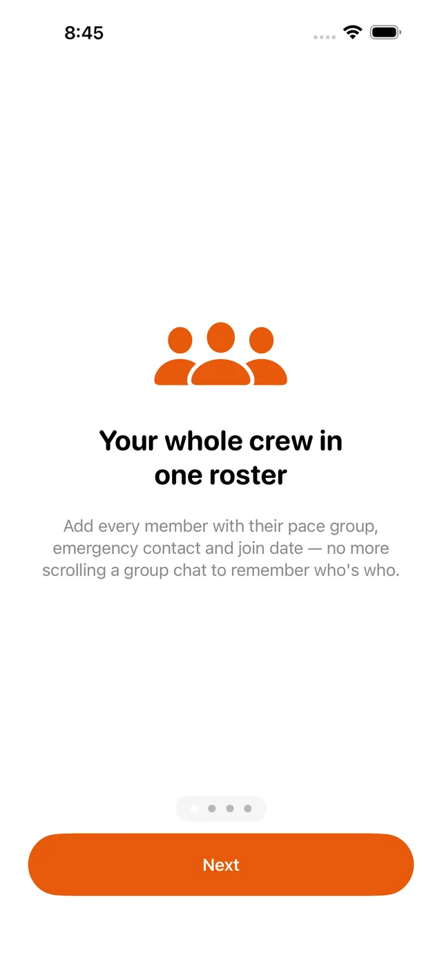 Crewrun screenshot 1