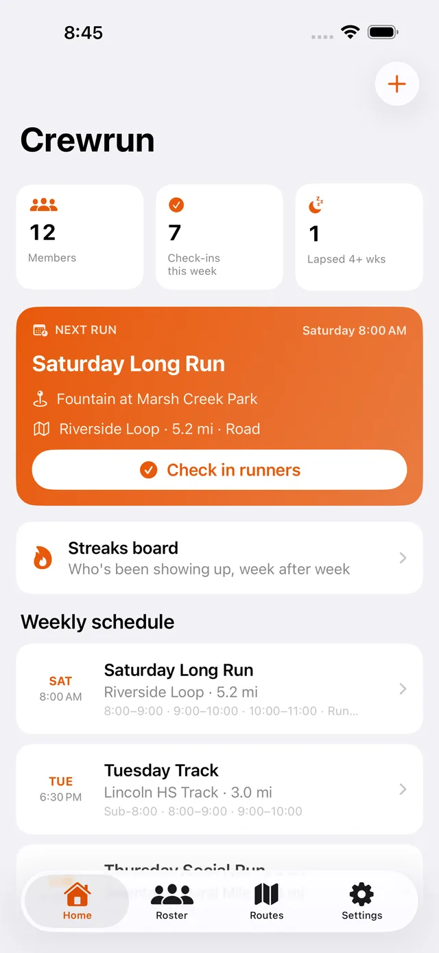 Crewrun screenshot 4
