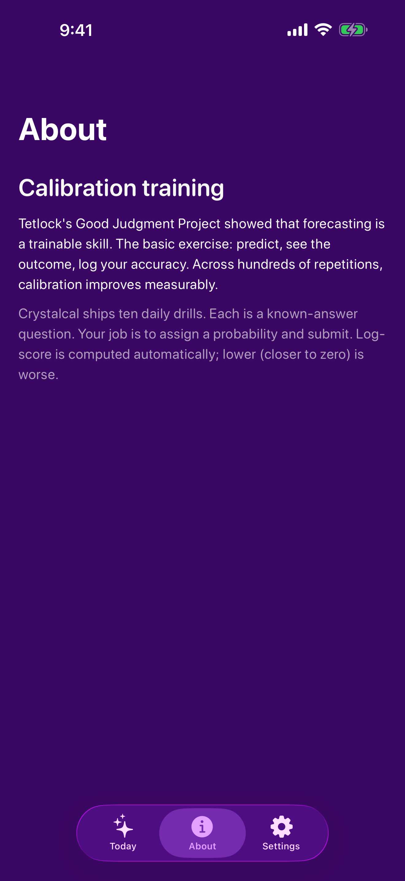 Crystalcal screenshot 2 of 3