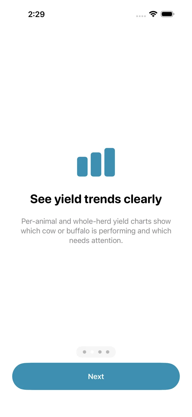Dairylog screenshot 2