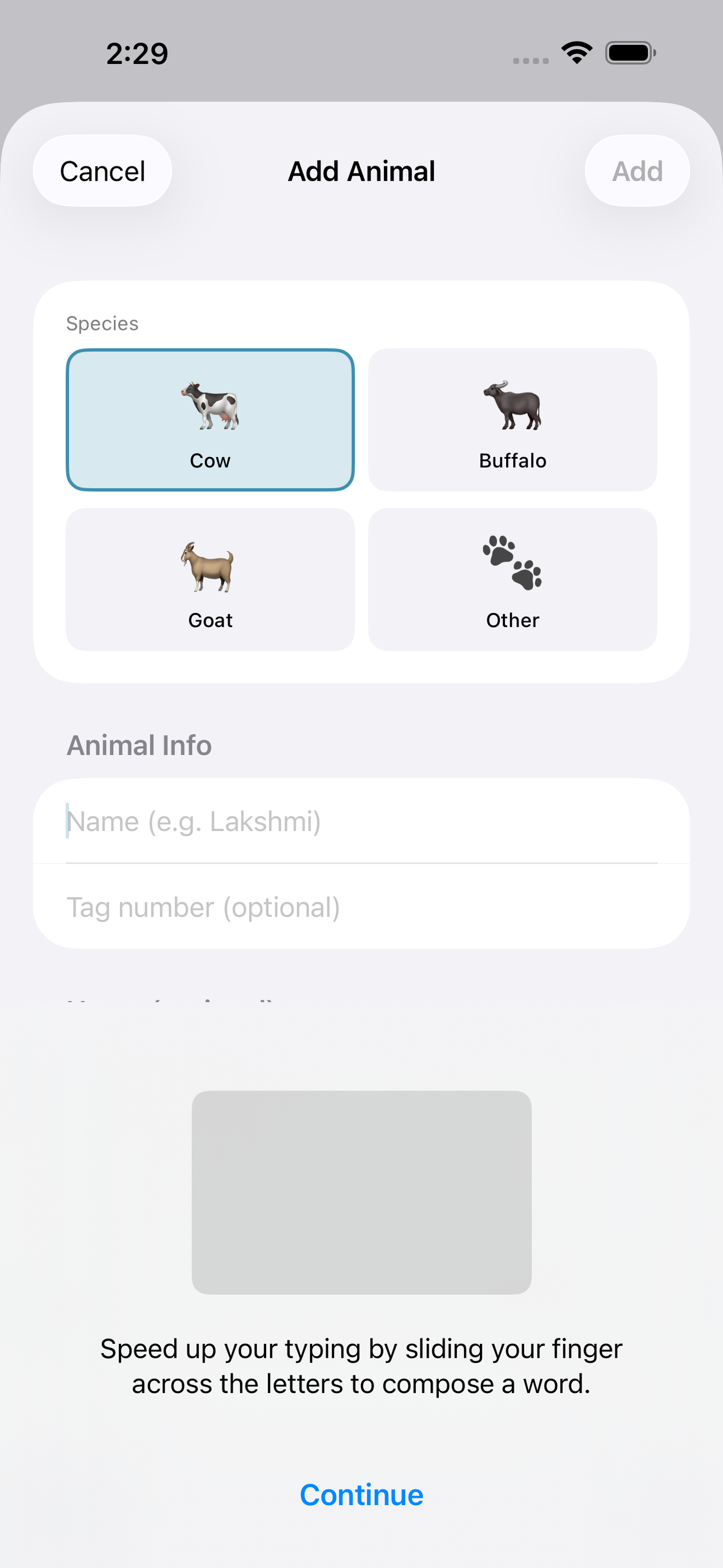 Dairylog screenshot 7 of 8