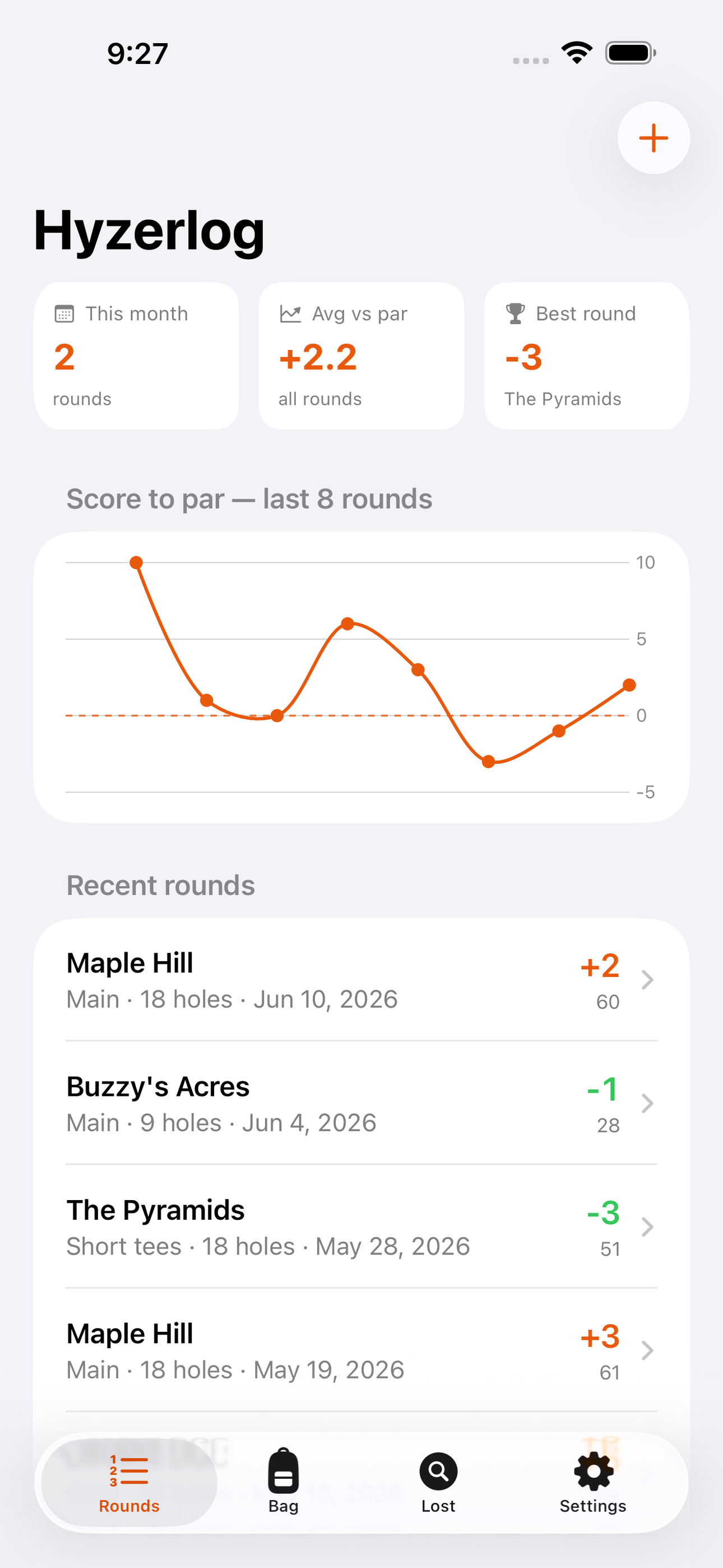 Hyzerlog screenshot 3 of 8