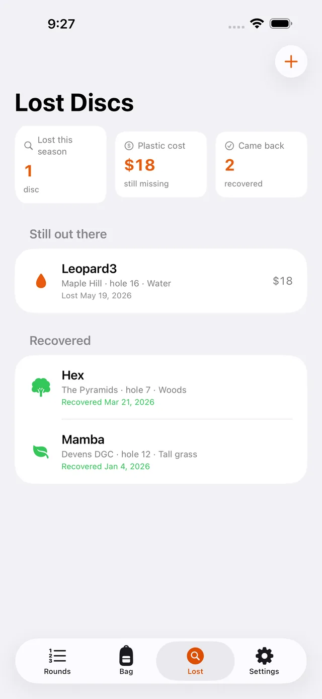 Hyzerlog screenshot 6