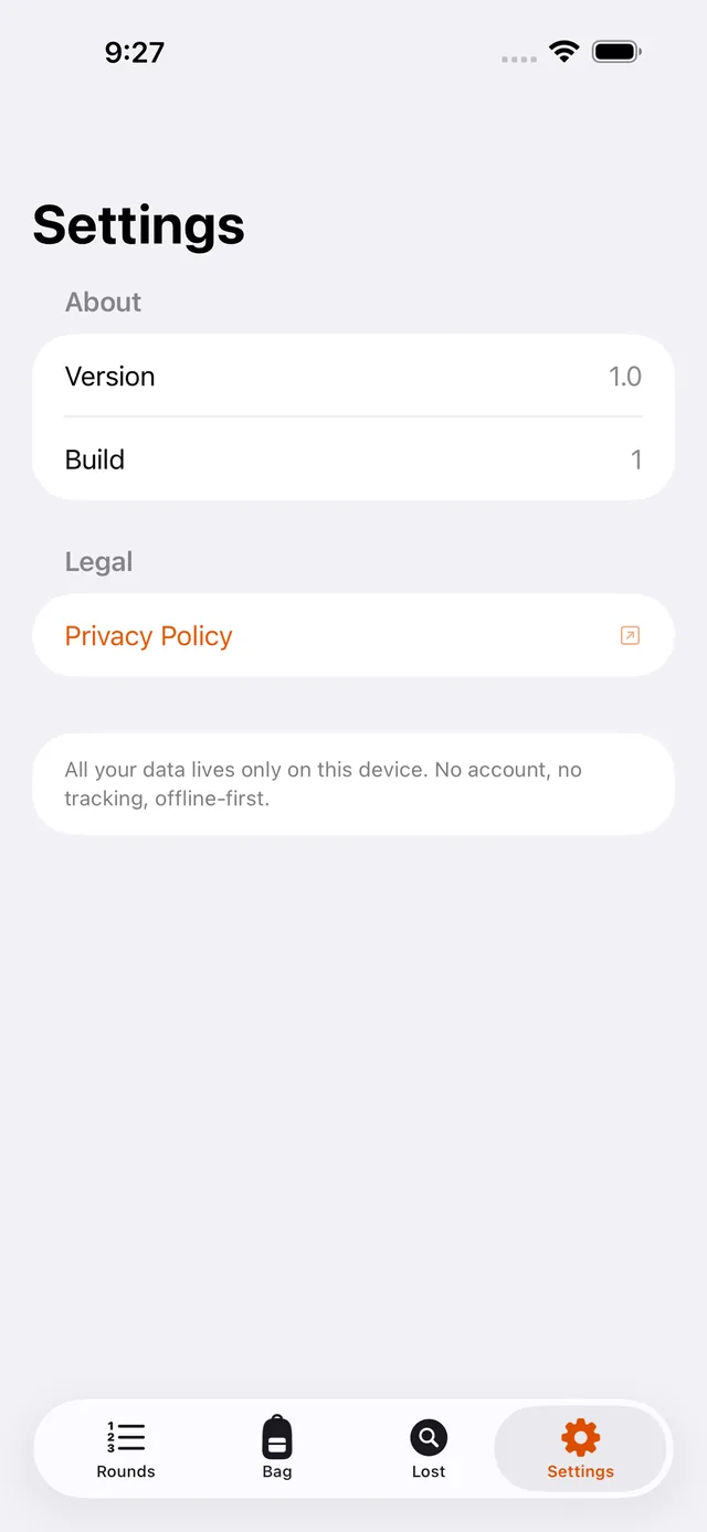 Hyzerlog screenshot 7