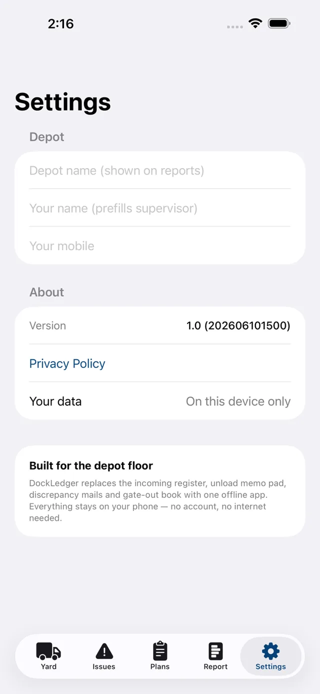 DockLedger screenshot 8