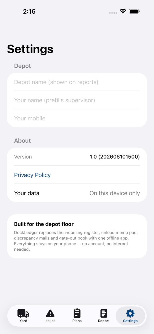 DockLedger screenshot 8 of 8