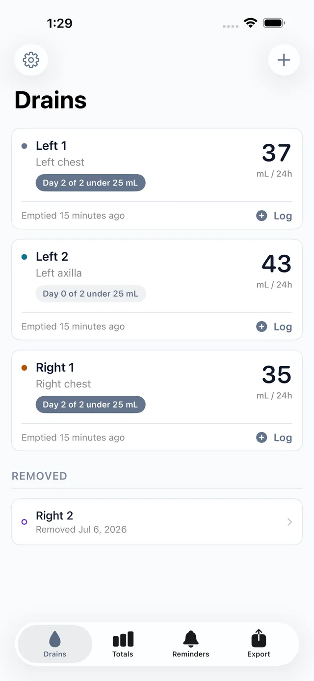 DrainTally screenshot 4