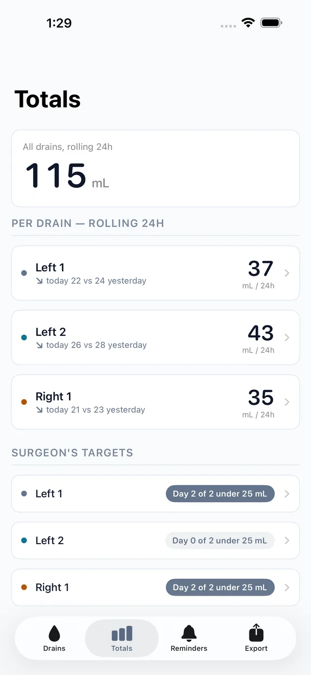DrainTally screenshot 5