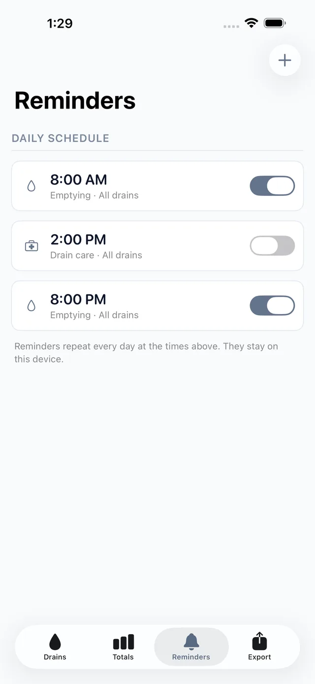 DrainTally screenshot 6