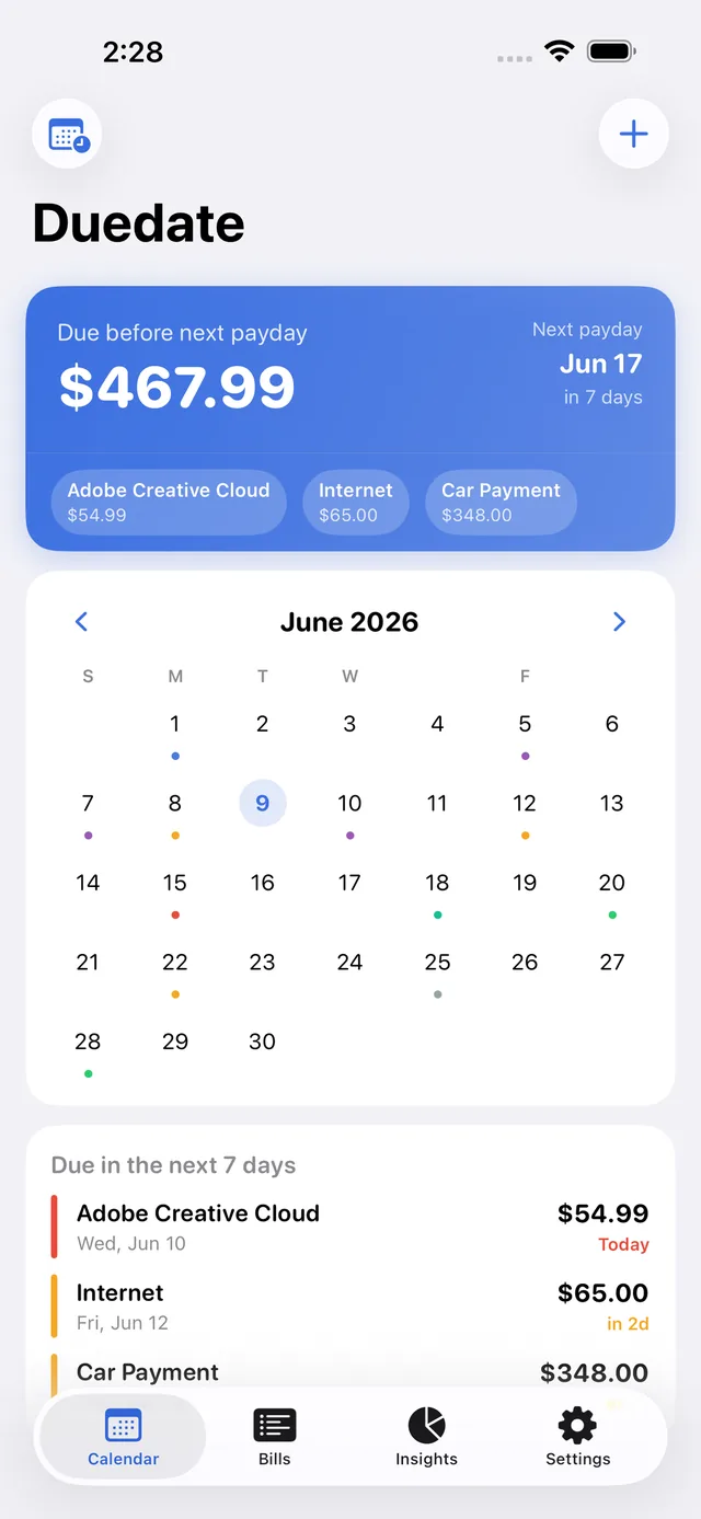 Duedate screenshot 4