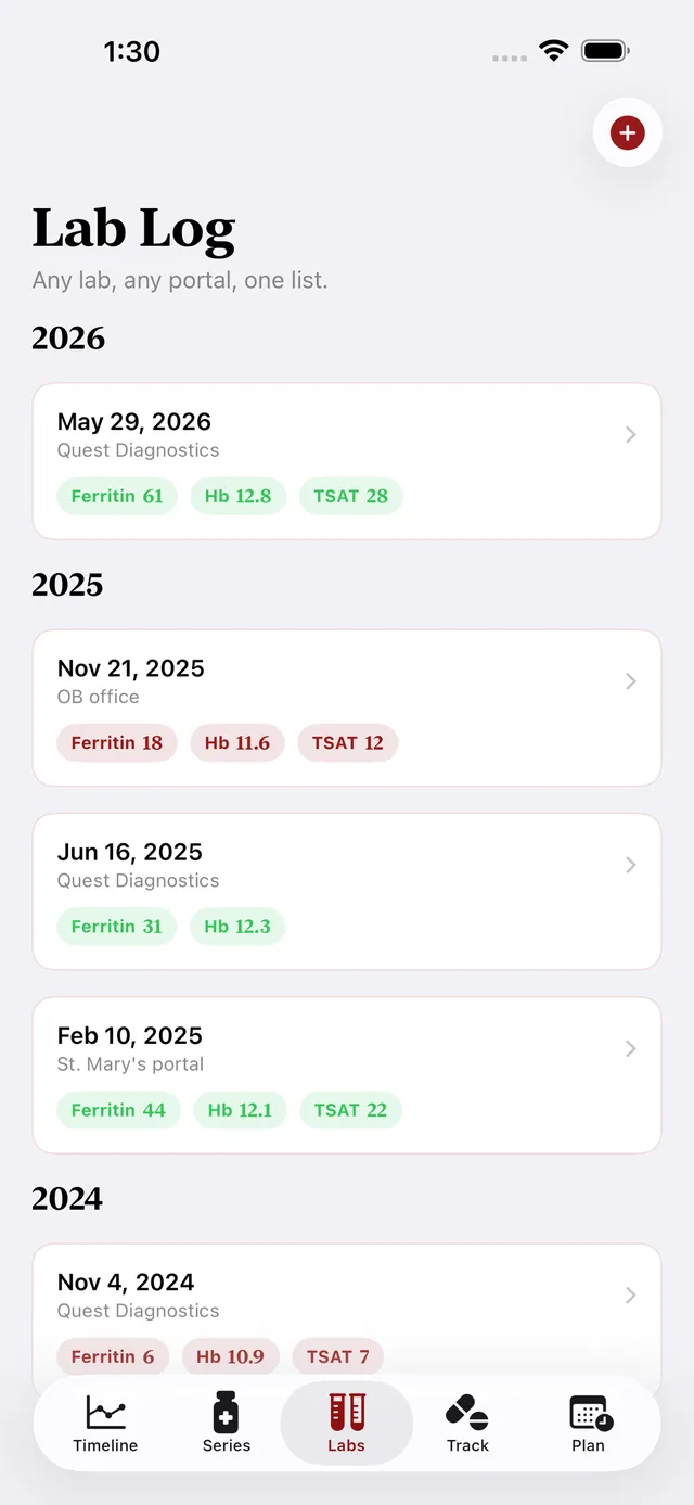Ferritrack screenshot 6