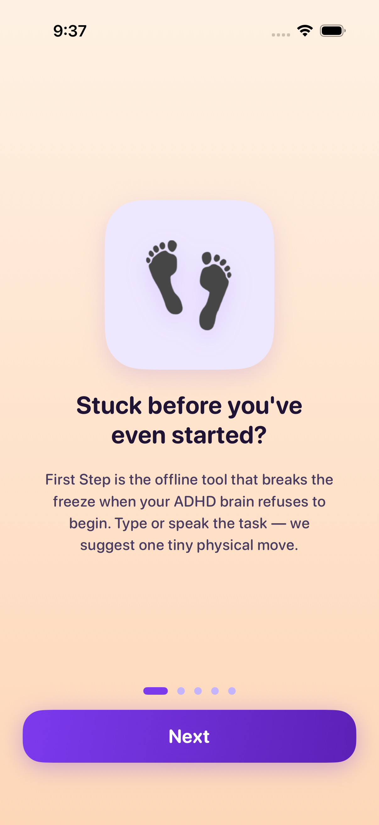 First Step screenshot 7 of 7