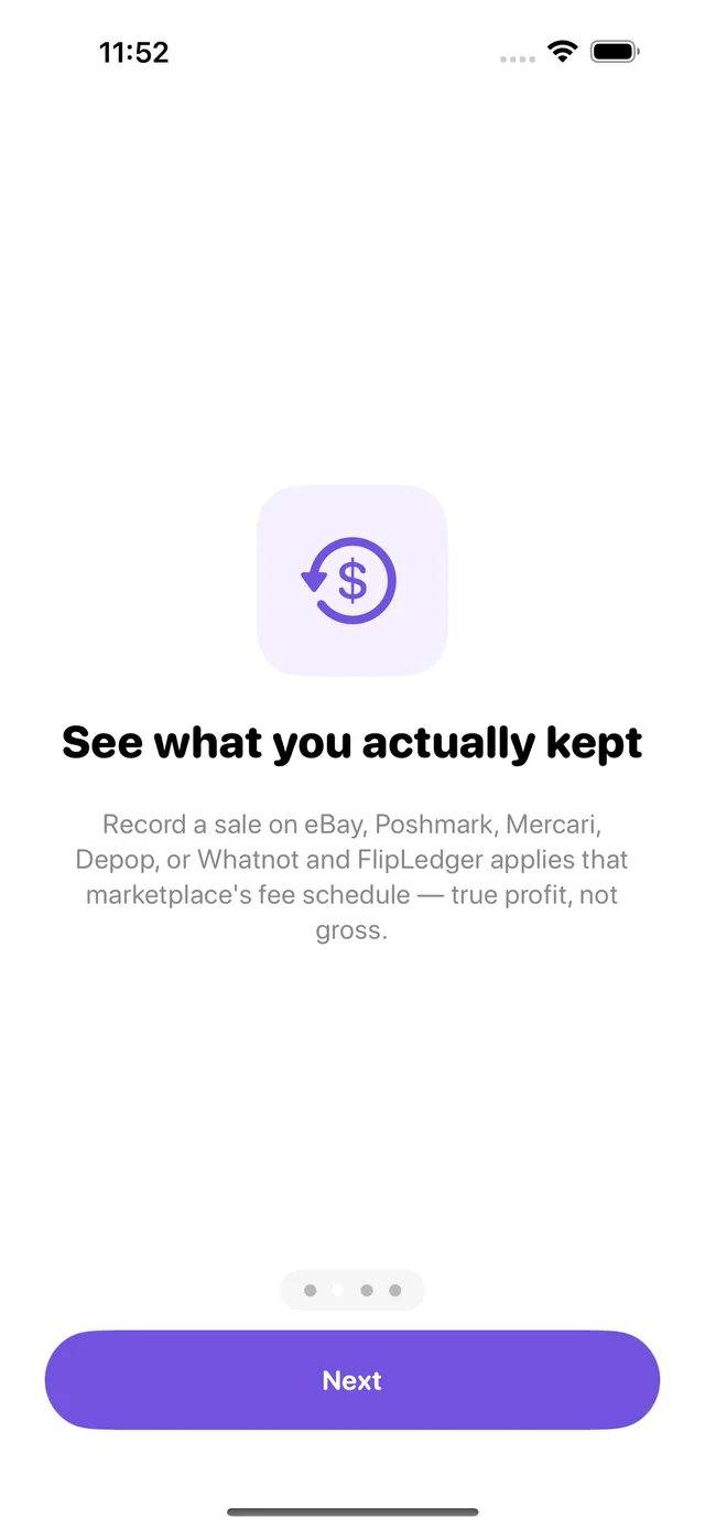 FlipLedger screenshot 2