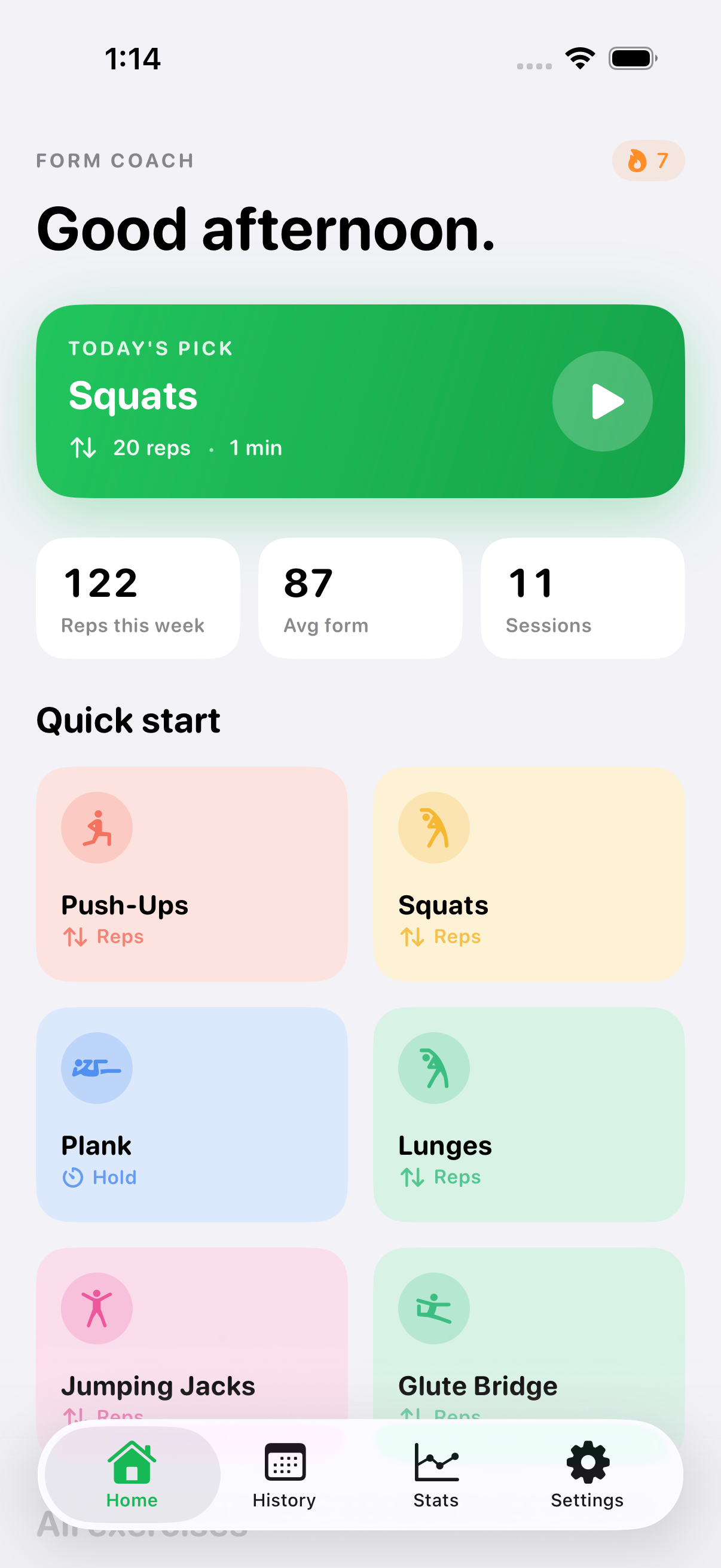 Form Coach screenshot 1 of 8