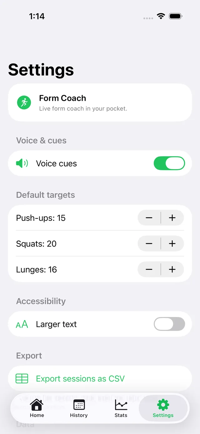 Form Coach screenshot 8